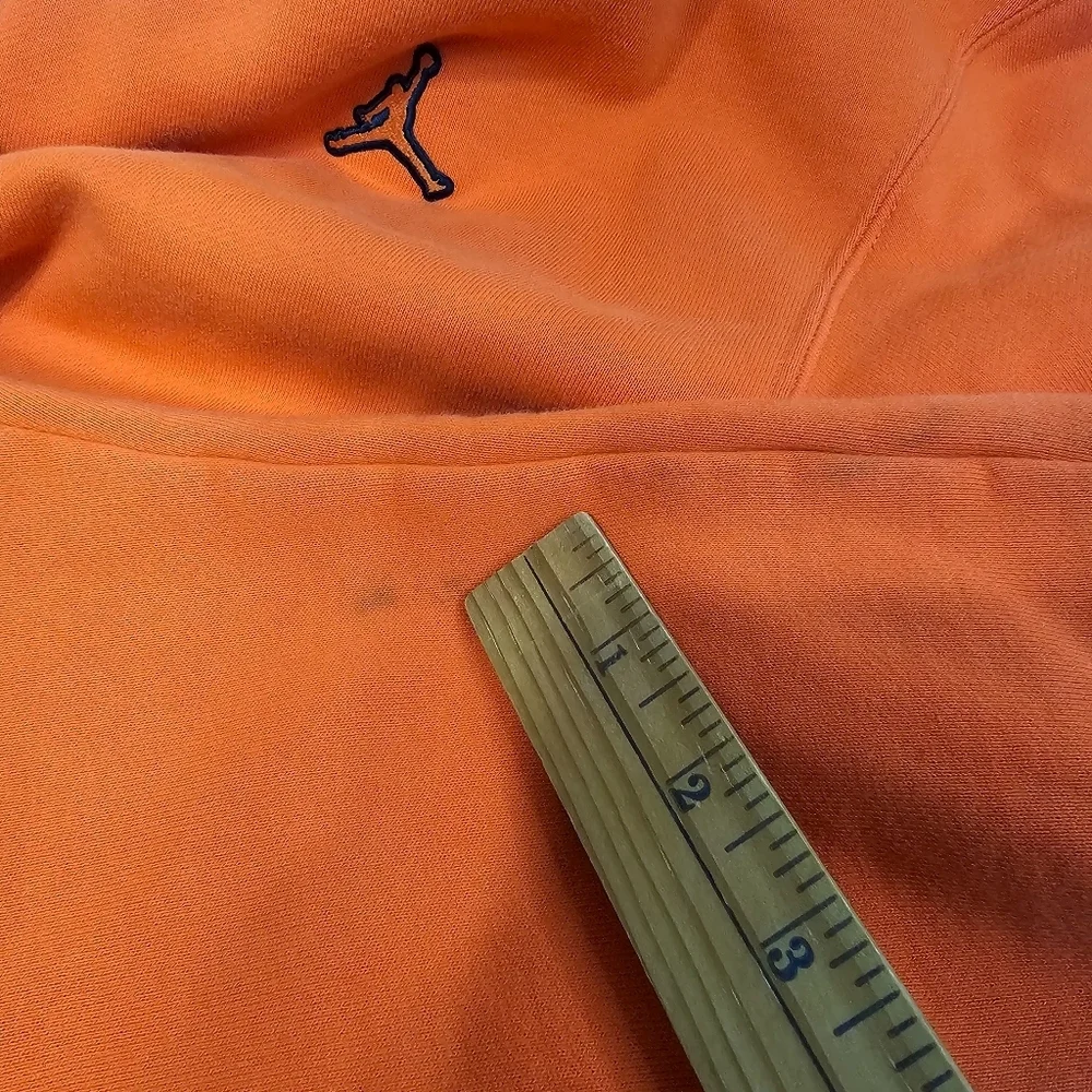 Jordan Bright Orange Hoodie Sz S